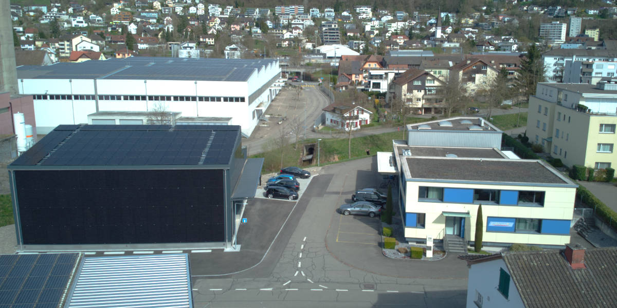 Das Firmengebaeude der SwissNeutronics AG