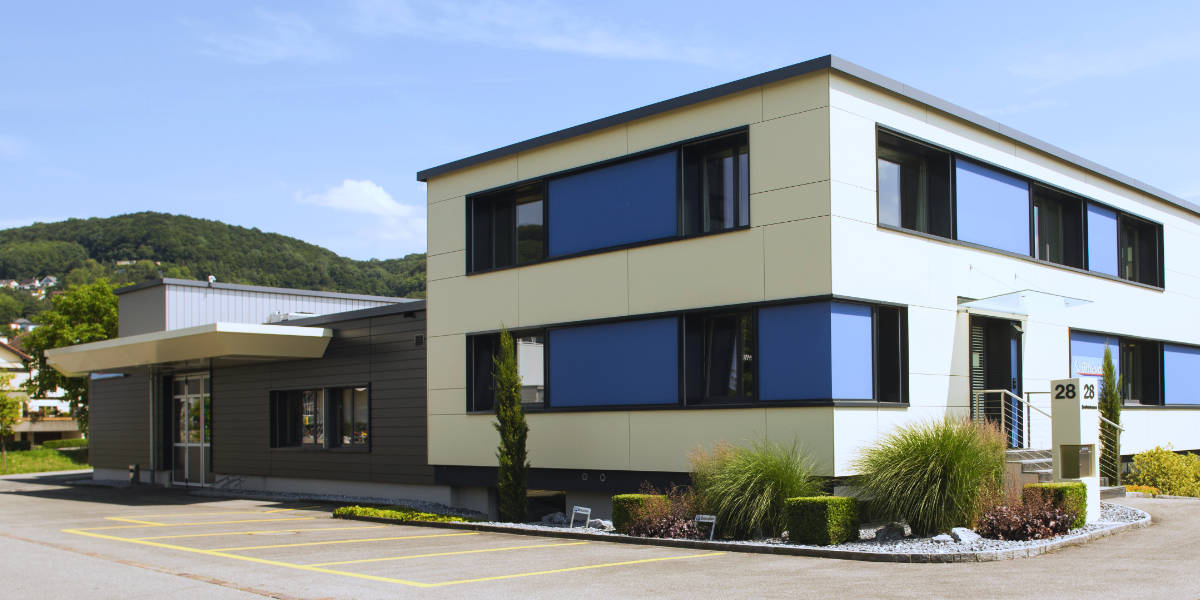 Das Firmengebäude der SwissNeutronics AG